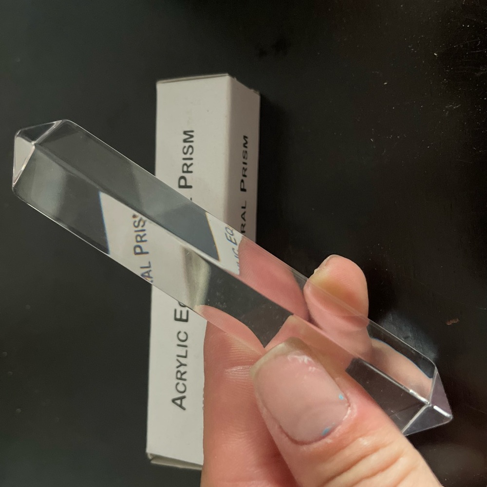 Clear Acrylic Prism